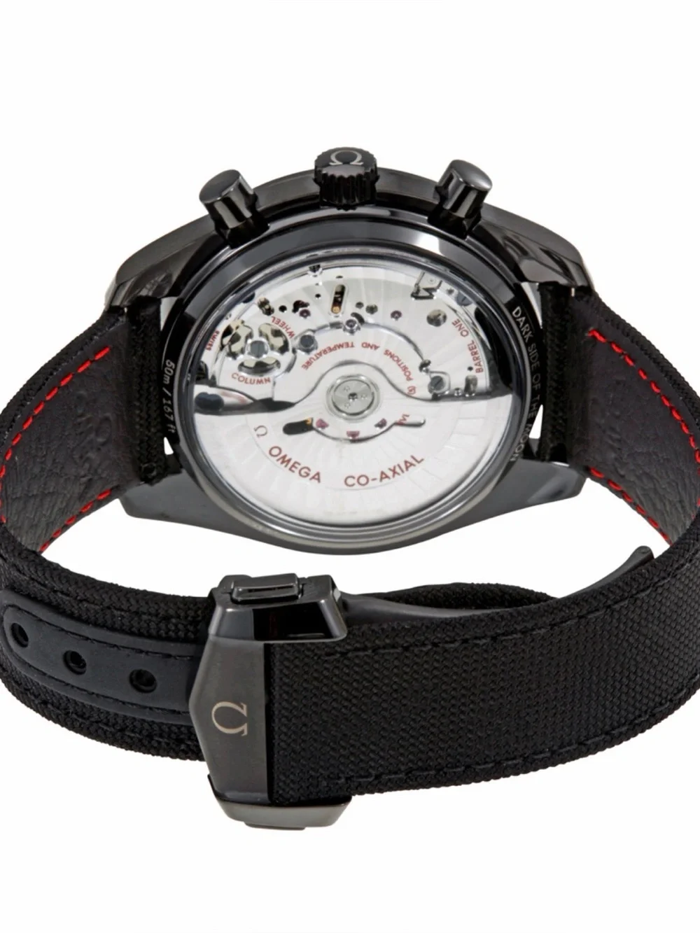 Omega black fabric straps two pieces